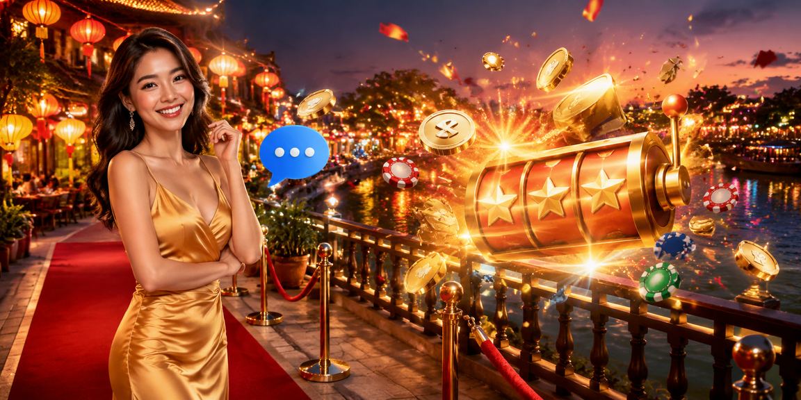 Người chơi tham gia slot game tại chợ đêm Hà Nội với không khí sôi động